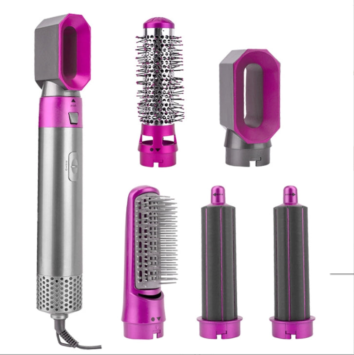 5 in 1 Hair Straightener Brush & Hot Air Styler